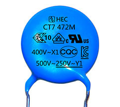 交流安規Y1好色先生黄色電容器